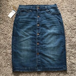 Polo Ralph Lauren Denim Skirt with Buttons